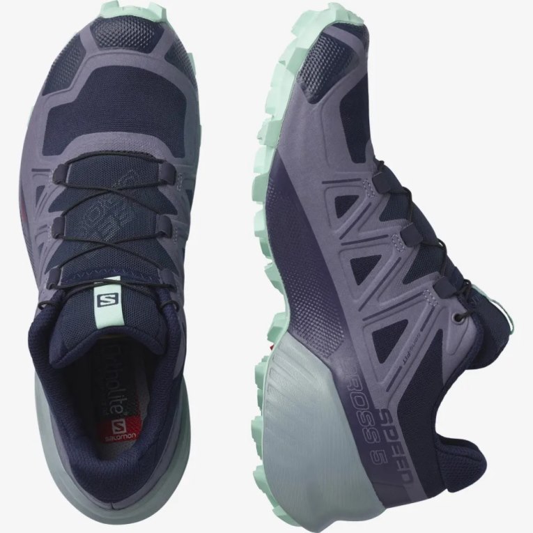 Salomon Speedcross 5 Trailove Bezecke Tenisky Damske Námornícka Modrá Nachový | SK 8TCUJW